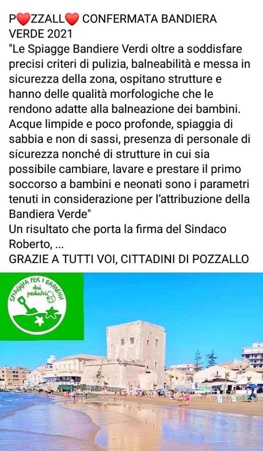 A Pozzallo Vicino Al Mare Villa Exteriör bild